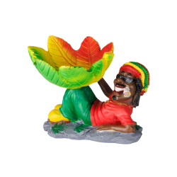 Τασάκι Ρητίνης Rasta With Hemp Leaf